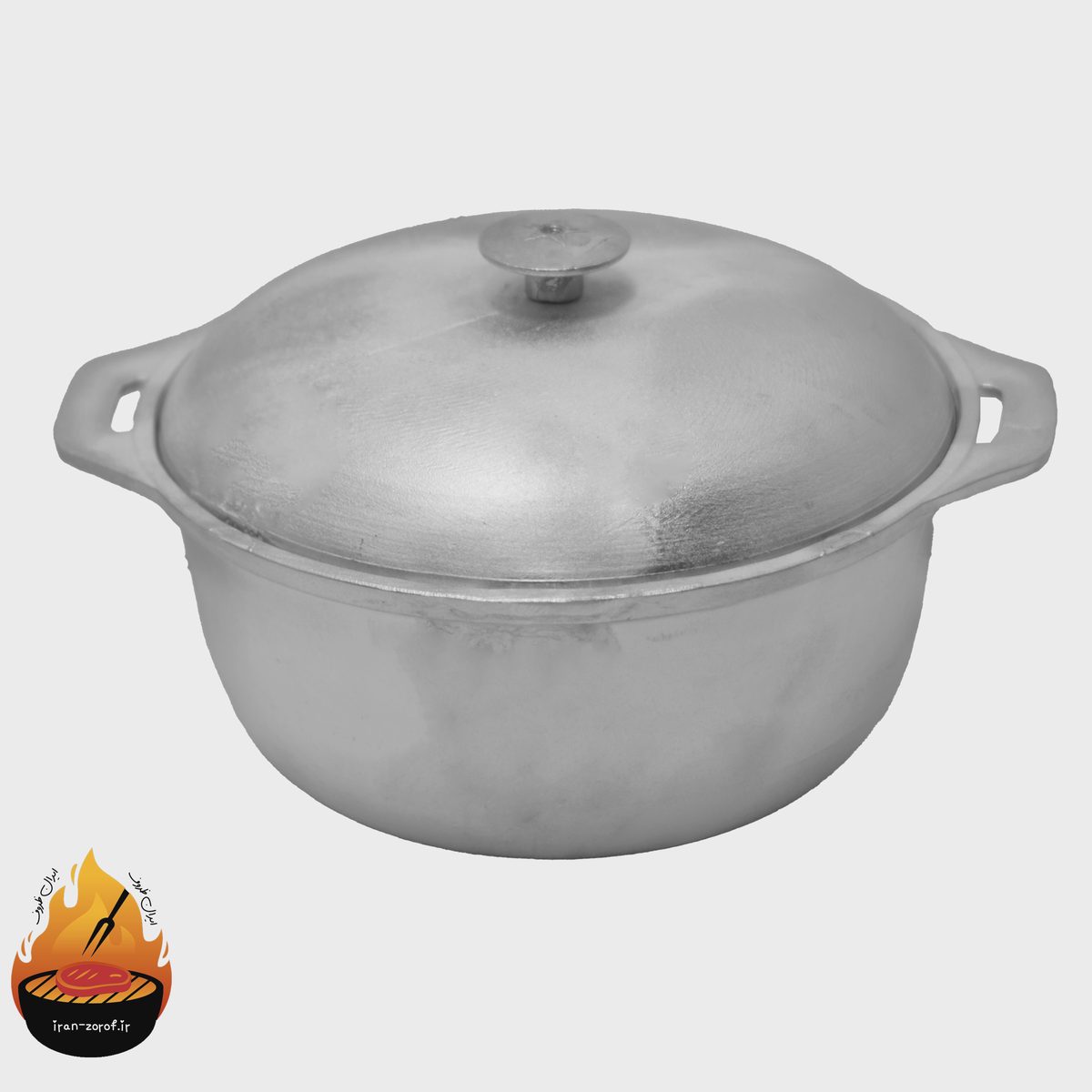 قابلمه چدن روسی درب دار مدل کوکمار