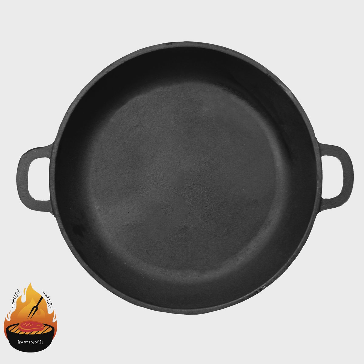 تابه چدن سایز 33 لبه بلند مدل سلطان