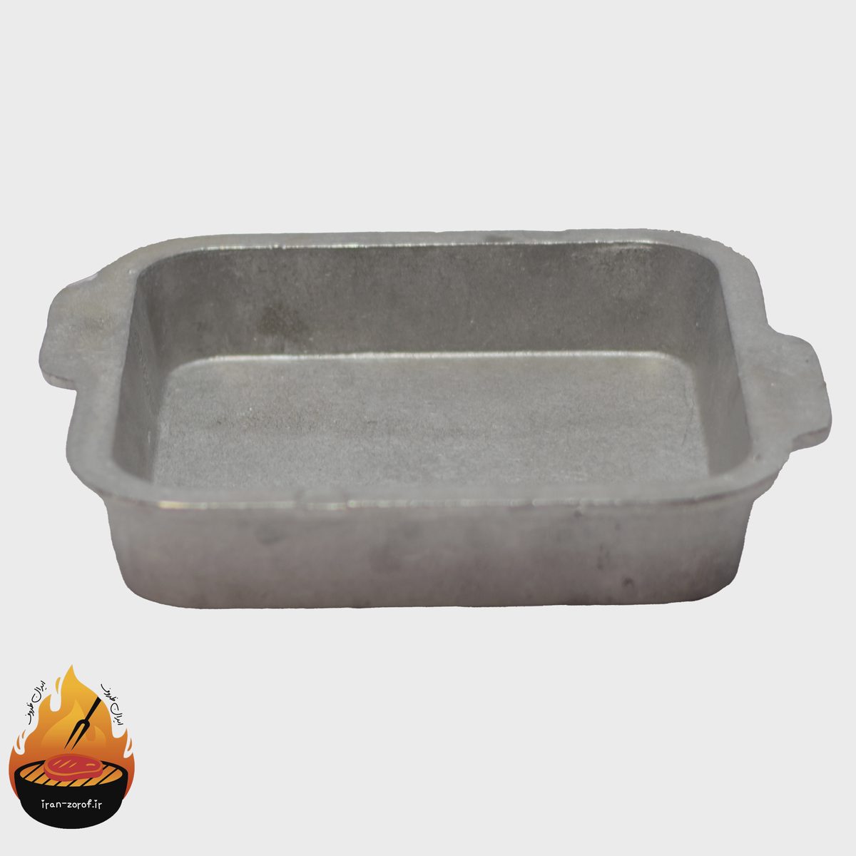 تابه مربعی چدن روسی سایز 24 مدل کوکمار