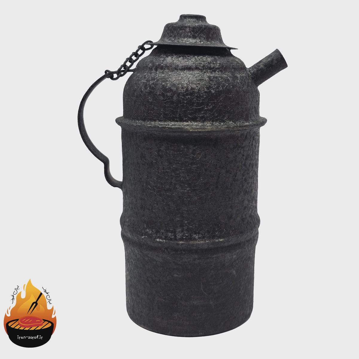 ست شامورتی کتری مدل آتیش نوش و سه پایه مدل تاشو سایز کوچک