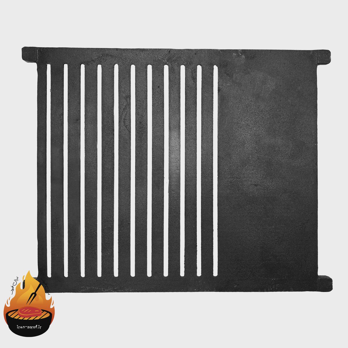 صفحه چدنی گریل مدل باربیکیو