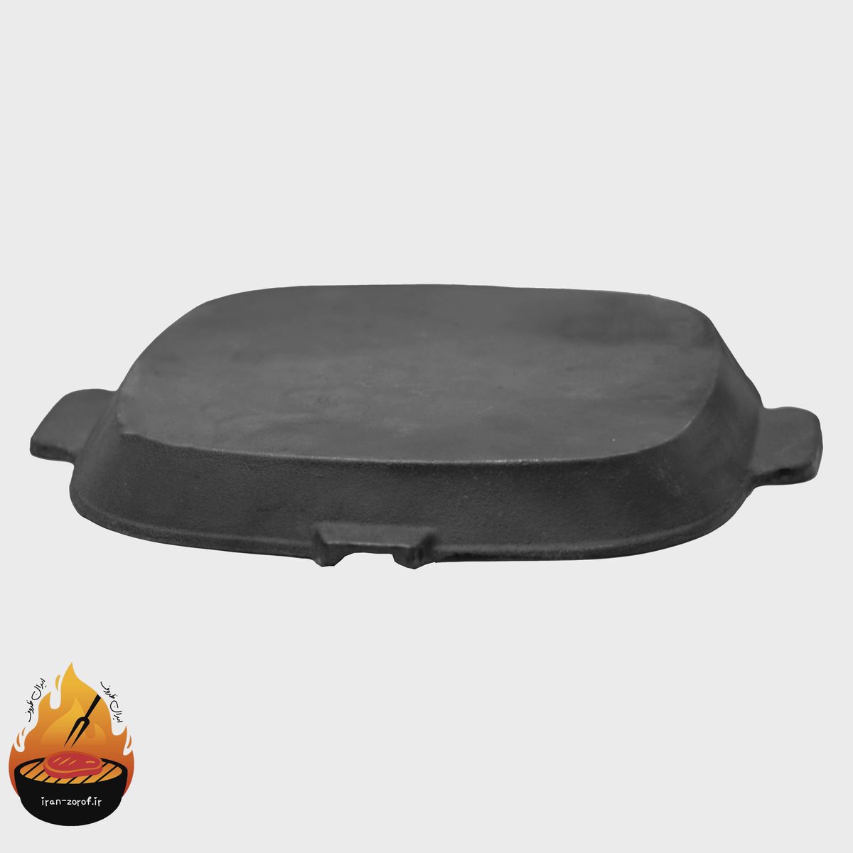 تابه مربعی گریل چدنی سایز 24 مدل توسکا
