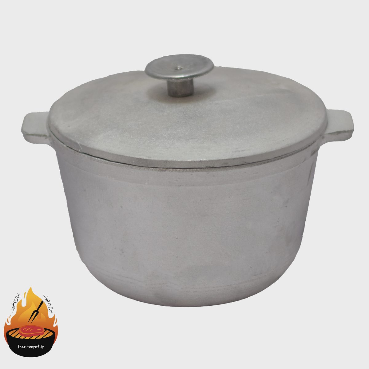 قابلمه چدن روسی درب دار مدل کوکمار