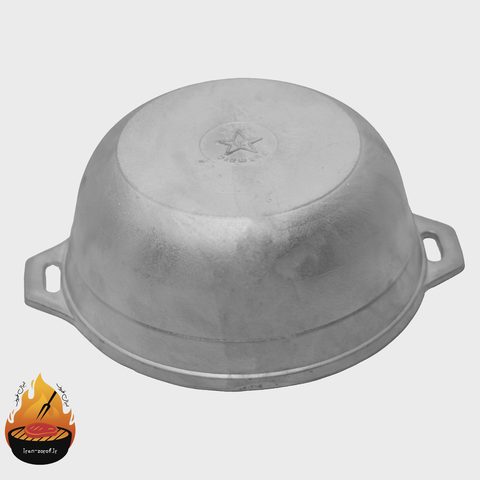 قابلمه چدن روسی درب دار مدل کوکمار