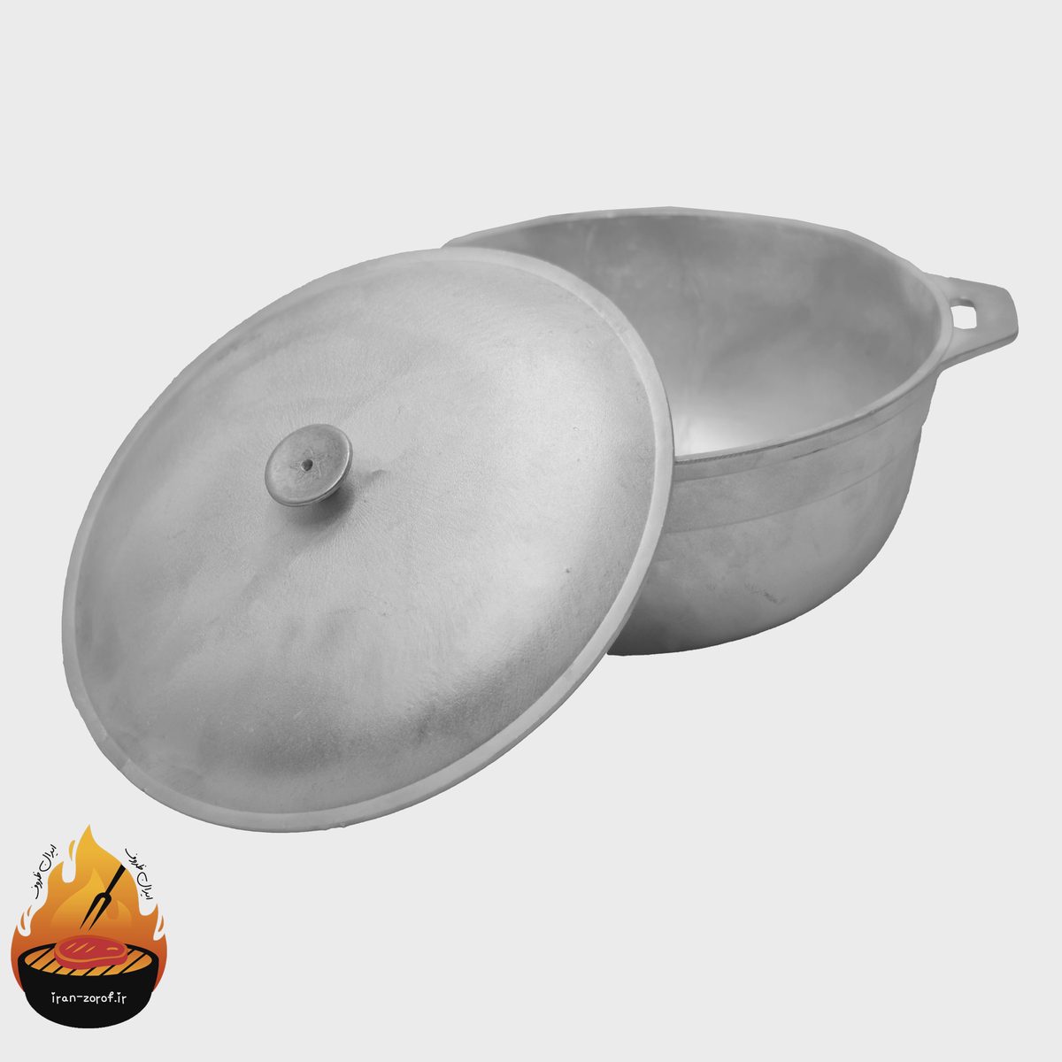 قابلمه چدن روسی درب دار مدل کوکمار