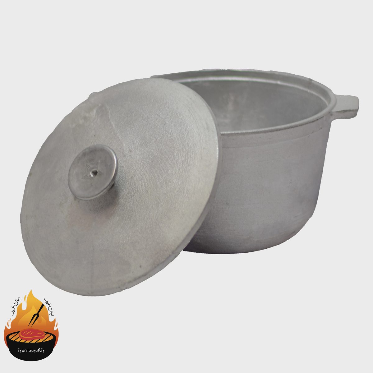 قابلمه چدن روسی درب دار مدل کوکمار